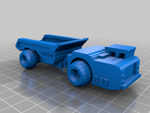 cat dump truck 3d print model - Mito3D
