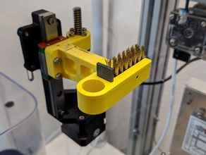 toolchanger - adjustable cleaning brush 3d print model - Mito3D