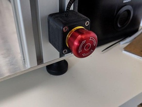 botão de parada emergência e3d toolchanger 3d print model - Mito3D