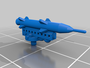 hunter killer rocket antitank missile weapon 3d print model - Mito3D
