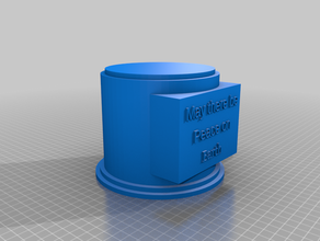 my customized trophy base 3d print model - Mito3D