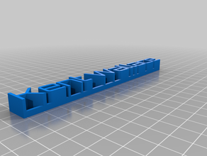 customized 3d name plate 3d print model - Mito3D