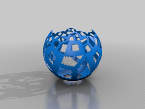 my customized stereographic projection 3d print model - Mito3D