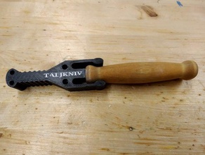 sheath mora 105 woodcarving knife 3d print model - Mito3D