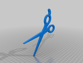 scissors 3d print model - Mito3D