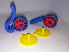 assobios turbina haste jogar 3d print model - Mito3D