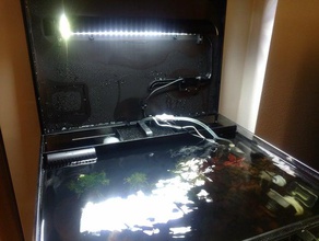 - eau fluval de série flex 57l réflecteur lumière 3d print model - Mito3D