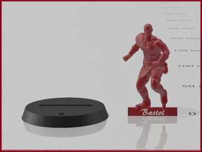 blood bowl thrall 3 bloodbowl fantasy football miniature vampire 3d print model - Mito3D