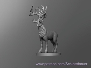 reindeer dnd dungeons dragons tabletop 3d print model - Mito3D