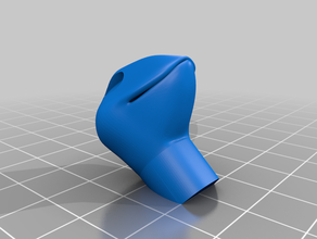 kermit frog mouth closed 3d print model - Mito3D