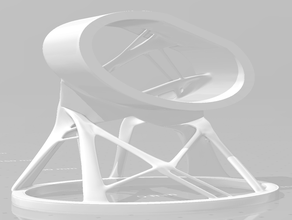 assista base aranha stand haste relógio da web 3d print model - Mito3D