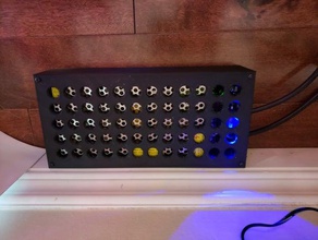 adressable de lumière noël la boîte contrôle nodemcu bloc d'alimentation les lumières v3 ws2811 3d print model - Mito3D