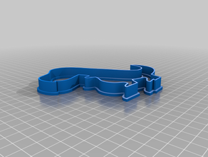 dinosauro cookie cutter cookiecutter i 3d print model - Mito3D