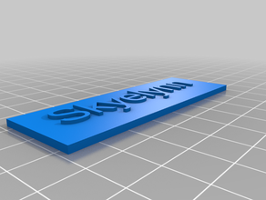skye personalizado 3d print model - Mito3D