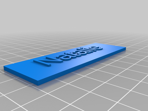 natalie customized 3d print model - Mito3D