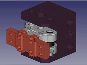 baseplate spindle clamp 52 55mm cnc3018 pro cnc3018pro cnc holder mount 3d print model - Mito3D