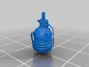 homemade semtex grenade - gubbins inquisimunda necromunda war 3d print model - Mito3D