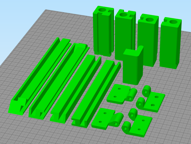 meu blv mgn cubo de habitação gabinete partes 3D print model - Mito3D