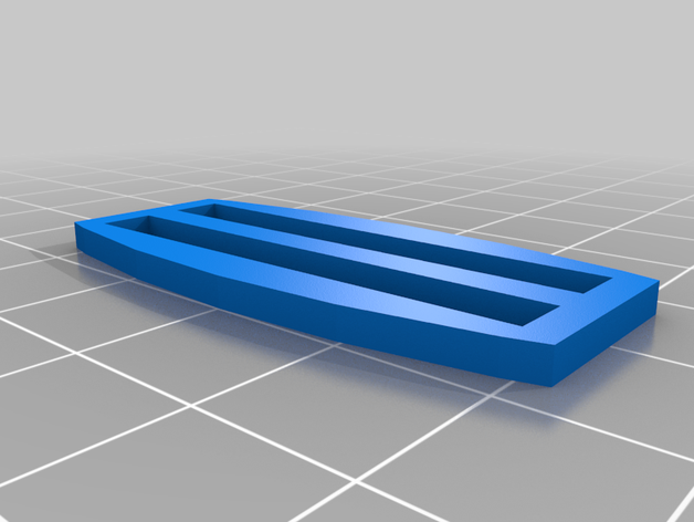 my customized strap buckle - 3D print model - Mito3D