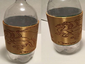Die 2-liter-Flasche mit Deckel - Drache Tau Flasche dnd Drachen dungeons dragons party pathfinder rpg tabletop-gaming 3d print model - Mito3D