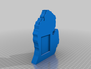 instax mini Rahmen michigan Fäustling 3d print model - Mito3D