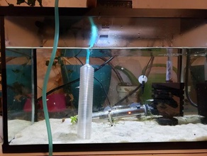 la compagnie aérienne tube de siphon l'aquarium les aquariums du poisson réservoir poissons 3d print model - Mito3D