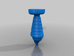 simple gaufre de cône crème glacée la 3d print model - Mito3D