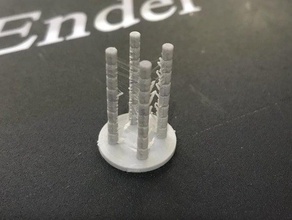 fdg temperature towers creality ender-3 tower test 3d print model - Mito3D