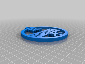 michel my customized custom ornament medallion snowflake 2 3d print model - Mito3D