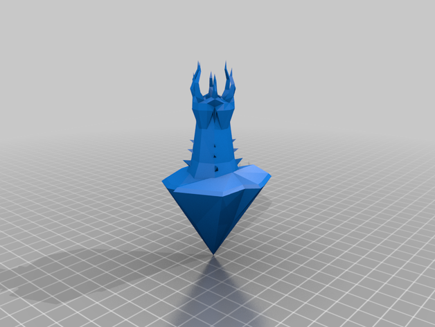 torre flotante - elfos oscuros terreno low poly aos elfo oscuro whfb 3D print model - Mito3D