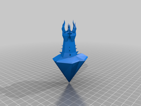 torre flotante - elfos oscuros terreno low poly aos elfo oscuro whfb 3d print model - Mito3D