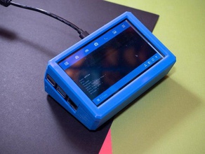 raspberry pi 3 4 caso 5 polegadas, tela sensível ao toque 3d print model - Mito3D