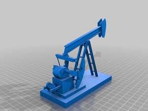 pump jack 3d print model - Mito3D