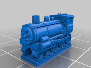 thomas tank engine motore il serbatoio con treno 3d print model - Mito3D