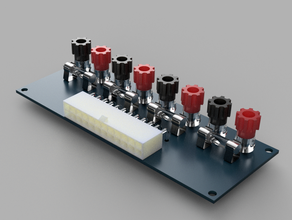 tablero de suministro energía fuente alimentación atx la 3d print model - Mito3D