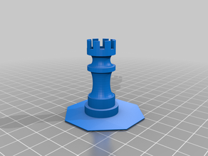 copy chess piece rook 3d print model - Mito3D