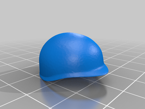 playmobil compatible ww2 m1 helmet usa games germany toy toys war 3d print model - Mito3D