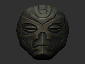 skyrim dragon priest maskesi ejderha rahip yaşlı verilirse oyun maske video oyunu 3d print model - Mito3D