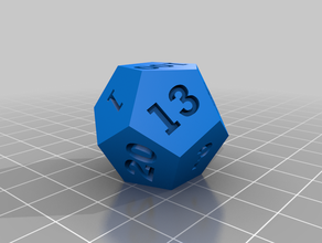 planning poker d12 ágil fibonacci scrum 3d print model - Mito3D