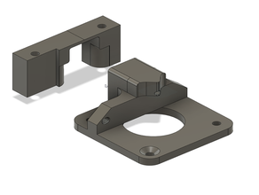 creality dual drive extruder direct adapter bracket gear geared 3d print model - Mito3D