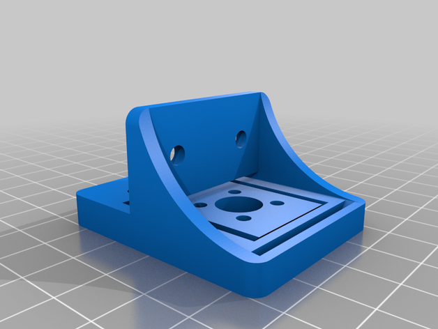 tevo z-nut print place gimbal tarantula znutmount 3D print model - Mito3D