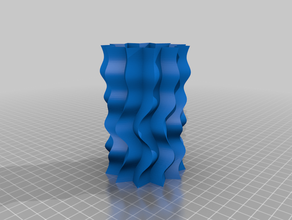 vase 76 container Bleistift-Halter spiral 3d print model - Mito3D