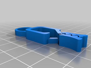 portasalviette croc clip 3d print model - Mito3D