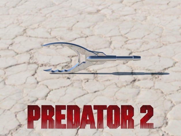 carlz predator 2 spear tip cosplay prop movie weapon 3D print model - Mito3D