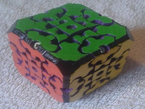 gearcube quebra-cabeça 3x3x3 rubiks cube 3d print model - Mito3D
