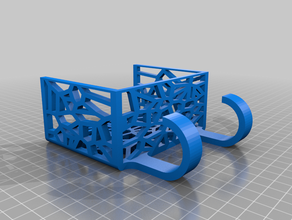 wall mount basket easy print 3d print model - Mito3D