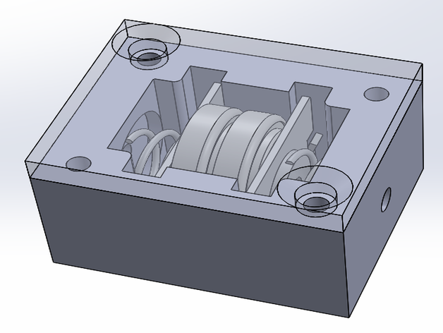 inline-6v cr927 Batterie-Halter-Schmuck-Armbänder-leds 3D print model - Mito3D