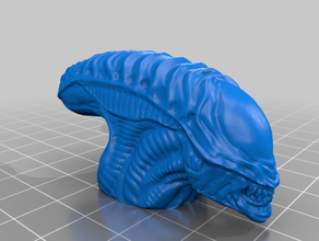 alien botão - marchas na alavanca 3d print model - Mito3D