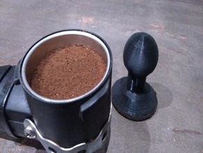 soporte de filtro manejar pressoir caf presse caf&eacute el café expresso pisón 3d print model - Mito3D