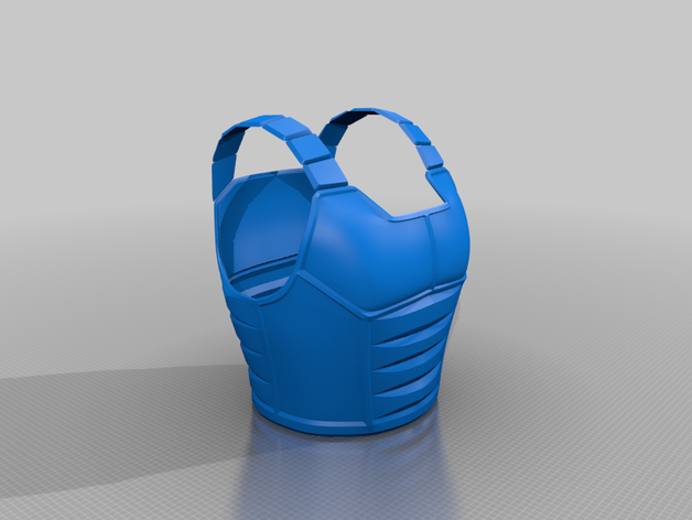 dragon ball goku armadura saiyajin z saiyan super azul vegeta 3D print model - Mito3D
